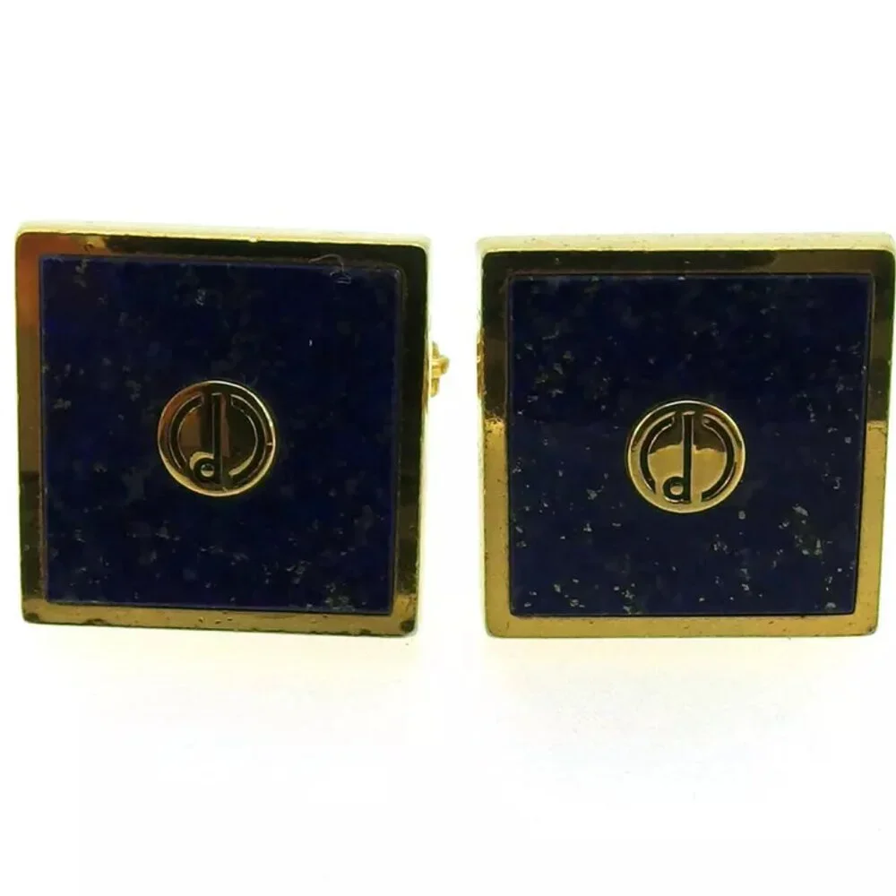 dunhill cuff d mark Gold Hardware Authentic used
